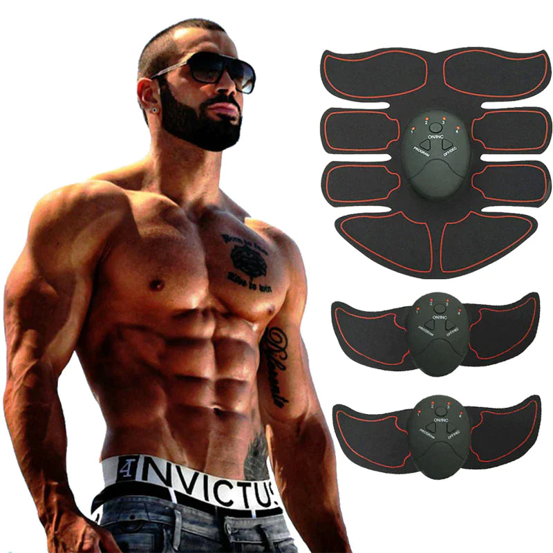 Smart EMS Abs Toning Trainer – Wireless Rechargeable Muscle Stimulator