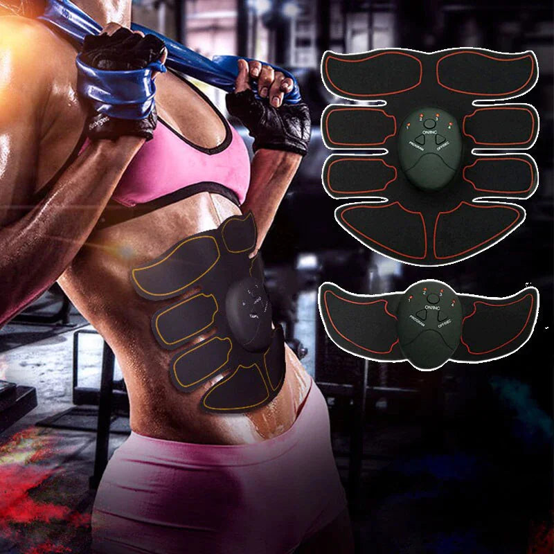 Smart EMS Abs Toning Trainer – Wireless Rechargeable Muscle Stimulator