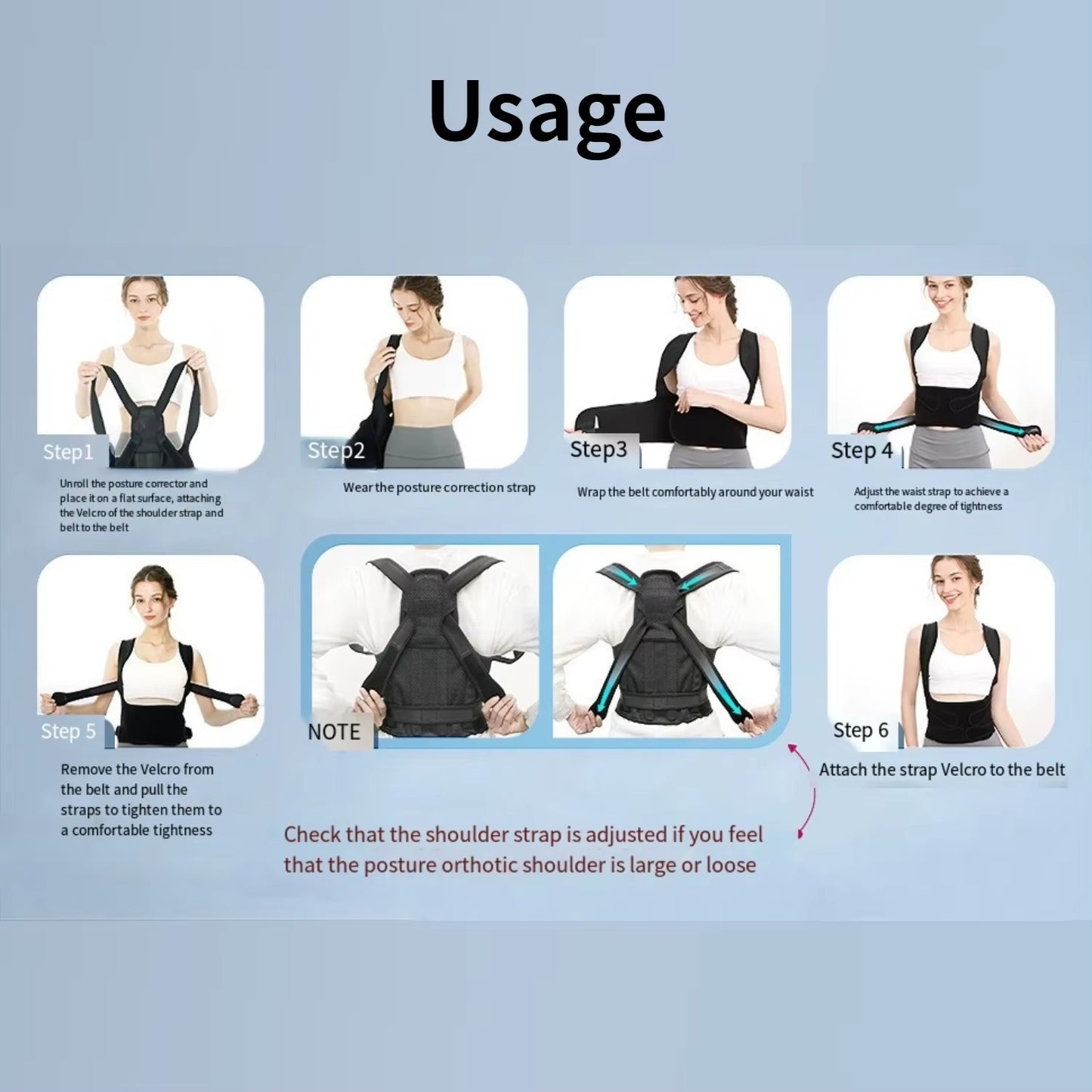 Smart Posture Corrector for Back & Neck Alignment