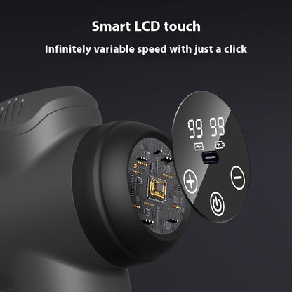 99-Level Deep Tissue Digital Massage Gun with 8 Attachments & Carry Case