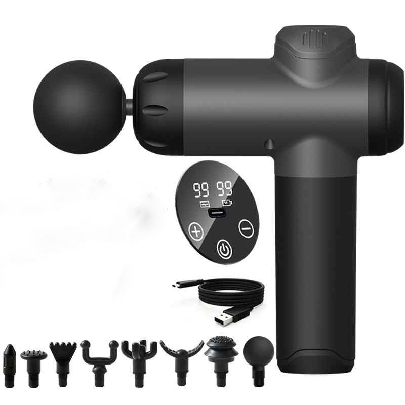 99-Level Deep Tissue Digital Massage Gun with 8 Attachments & Carry Case
