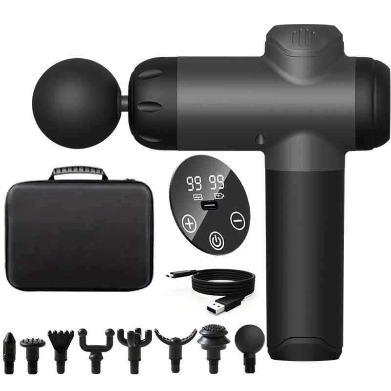 99-Level Deep Tissue Digital Massage Gun with 8 Attachments & Carry Case