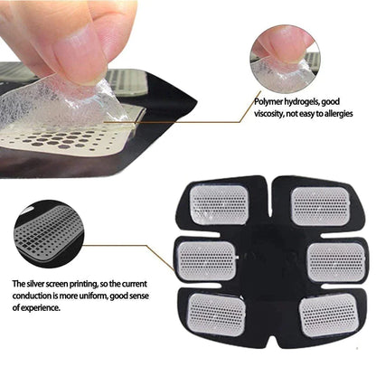 Smart EMS Abs Toning Trainer – Wireless Rechargeable Muscle Stimulator